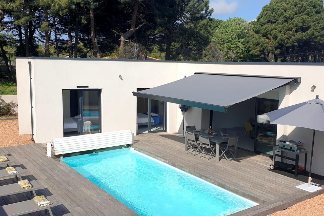 Villa Rossa 6 Pers Dans Residence Avec Piscine Chauffee Privee Lecci Exterior photo