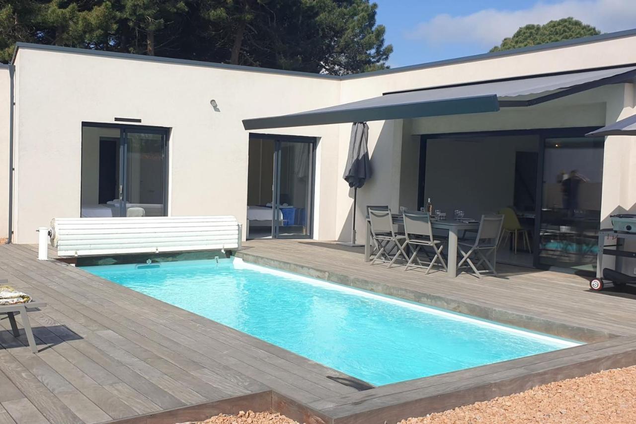 Villa Rossa 6 Pers Dans Residence Avec Piscine Chauffee Privee Lecci Exterior photo